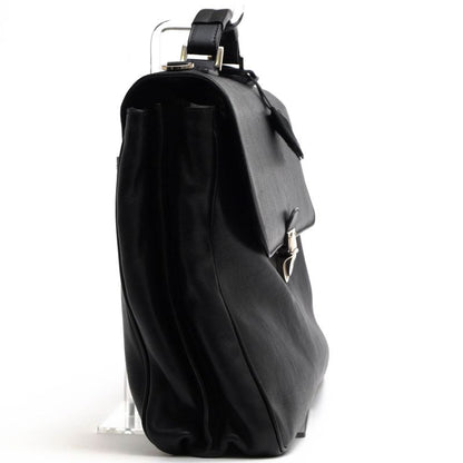Bvlgari Bags Briefcases Business Bags Business Men Leather Genuine Black Flap