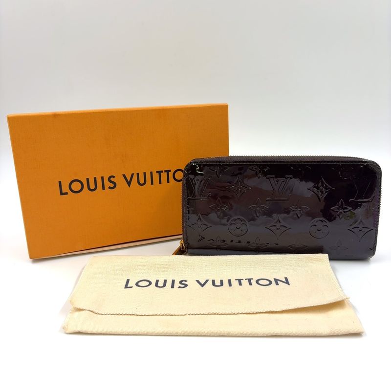Louis Vuitton Zippy Wallet Monogram Vernis Monogram Vernis Amarante Enamel
