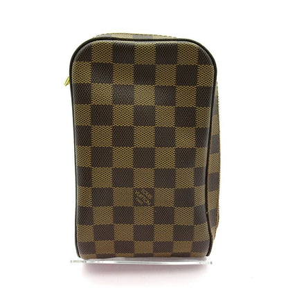 Louis Vuitton Geronimos N51994 Damier Ladies Body Bag Brown Excellent Condition