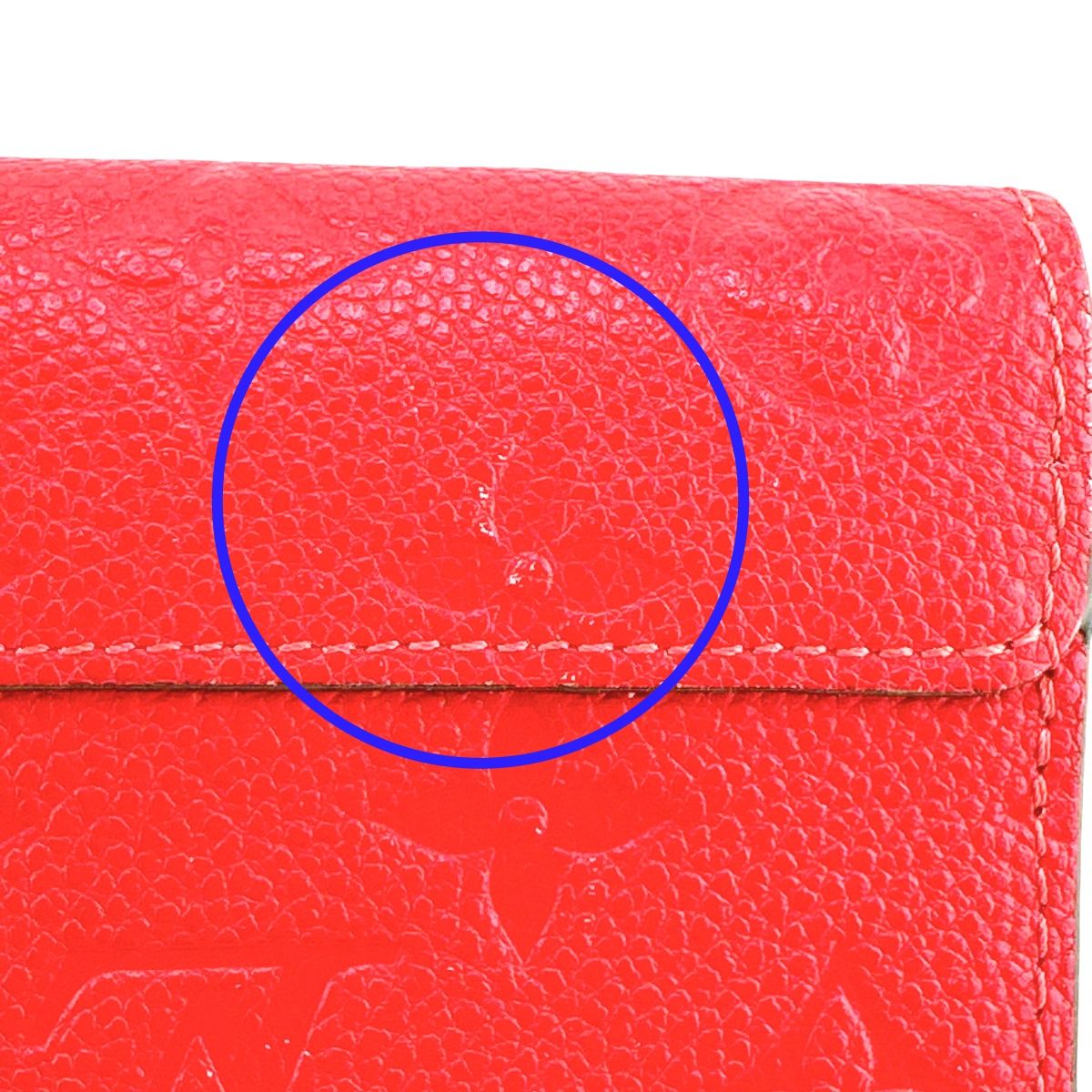 Louis Vuitton Monogram Portefeuille Long Wallet Red