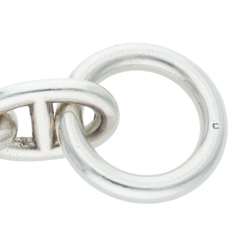 Hermes Chaine D'ancre TGM Chaine D'ancre TGM Silver Bracelet Men's 12link