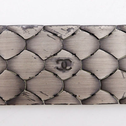 Chanel Coco Mark Metal Silver 98A Ladies 106g Bracelet