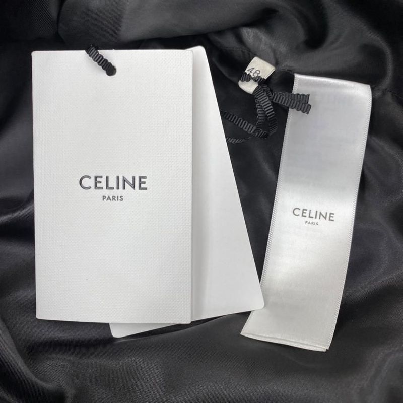 Celine Jacket Boy Doll Print Coach Jacket 2w751495m 48 Size Nylon Black White