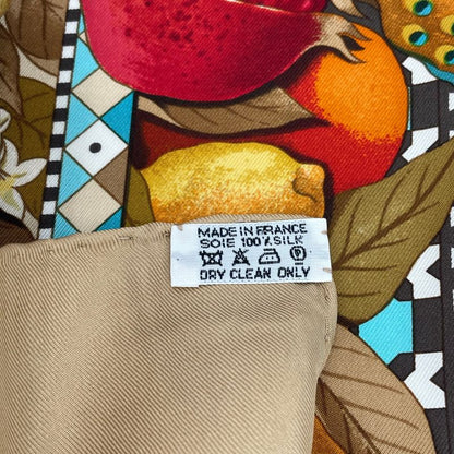 Hermes Carre 90 Les Jardins D' Andalousie Andalusian Gardens Scarf Multicolor