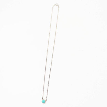 Tiffany & Co Colored By-the-yard Necklace Ag925 Turquoise Blue
