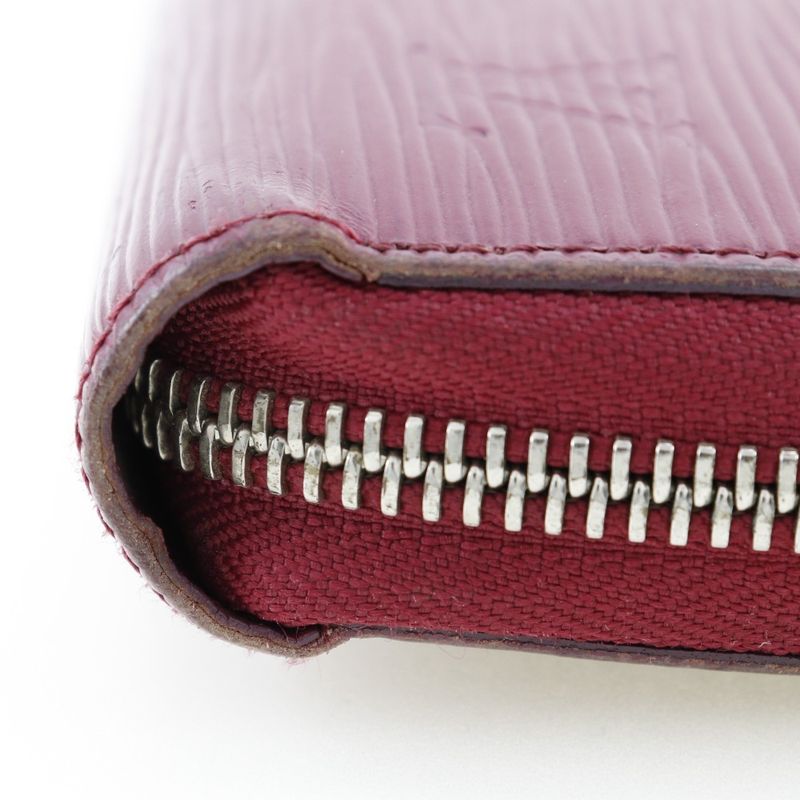 Louis Vuitton Zippy Wallet Epi Leather Red Mi1106 Ladies Long Wallet