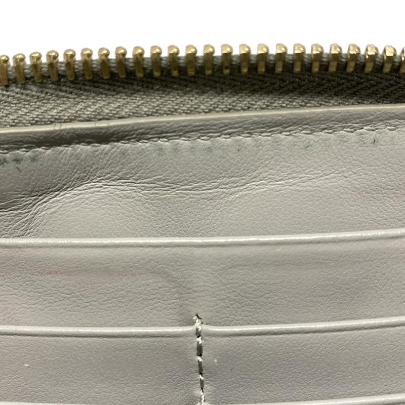 Fendi Long Wallet Zip Around Wallet 8m0299 Ivory And Multi Round Zipper/multi-st