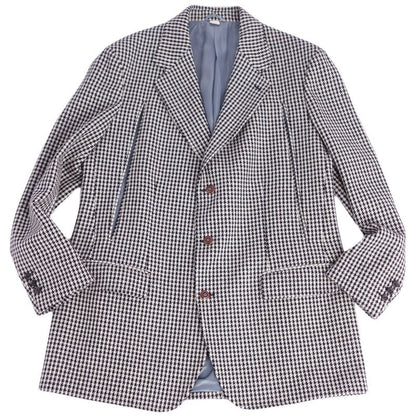 Gucci Ensemble Tailored Jacket Vest Gilet Checked Wool Outerwear Men's 48 (M