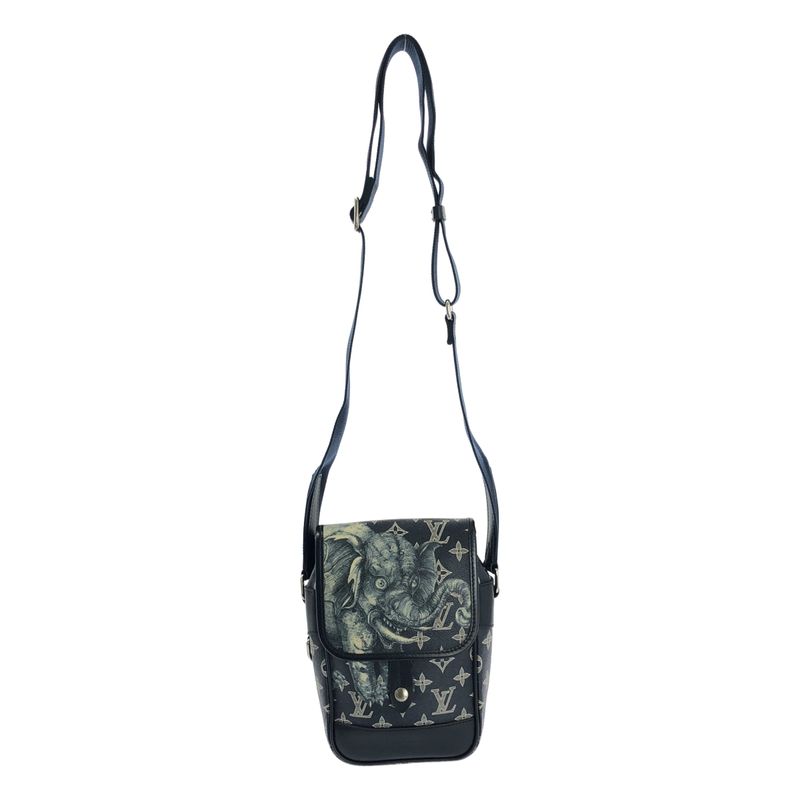 Louis Vuitton M54246 Monogram Savannah Messenger BB Shoulder Bag - Navy - Men's