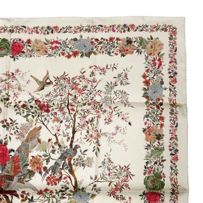 Dior Square Scarf Floral Pattern Beige 25jah090zkdo Women's Accessories