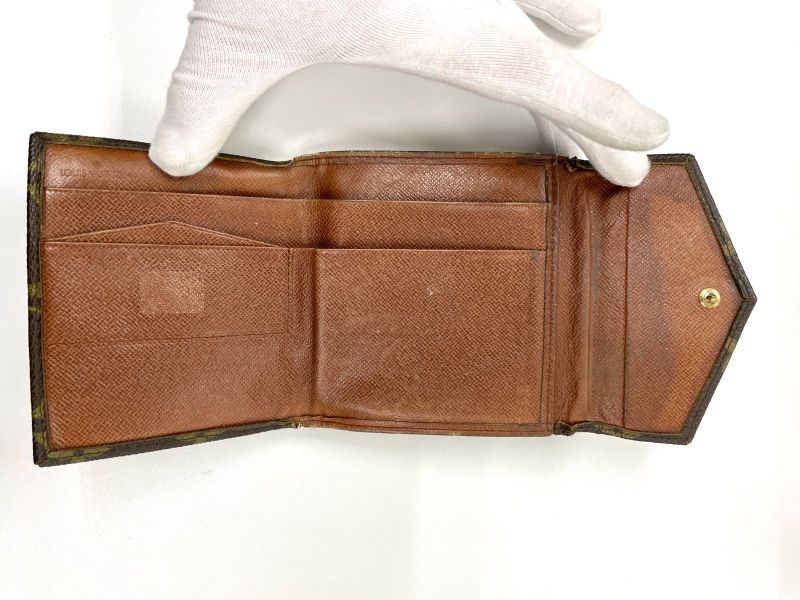 Louis Vuitton Monogram Porte Monet Bier Carte Cles Di Trifold Wallet W Hook