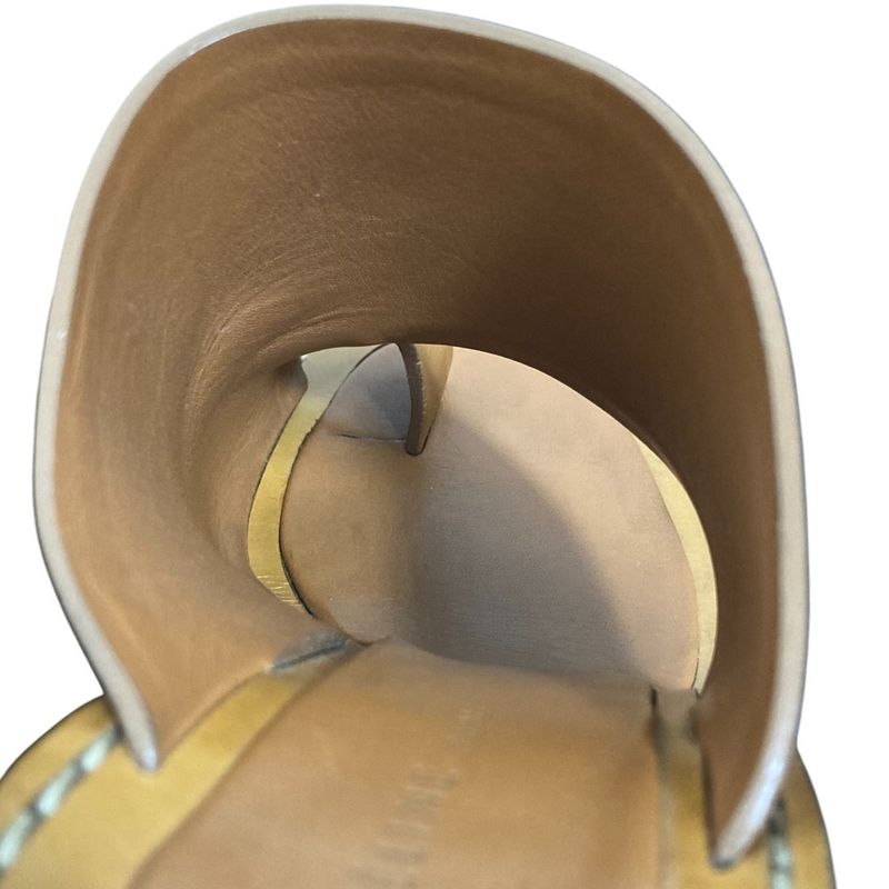 Good Celine Phoebe Period Metal Heel Thong Sandals Size 35 Approx 22cm (8.66in)