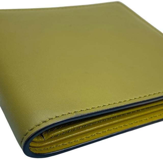Loewe Wallet Fold Wallet Signature Bifold Compact Wallet Billfold Logo Leather