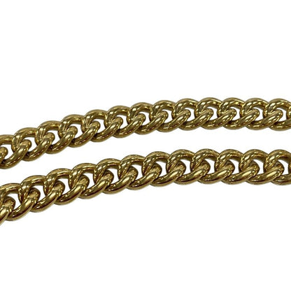 Gucci Shoulder Bag Padlock GG Small 409487 Dark Brown Beige And Red Chain