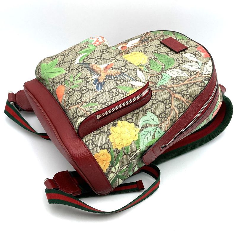 Gucci Spring/summer 2016 Tian 427042 Backpack Daypack Bird Flower Multicolor