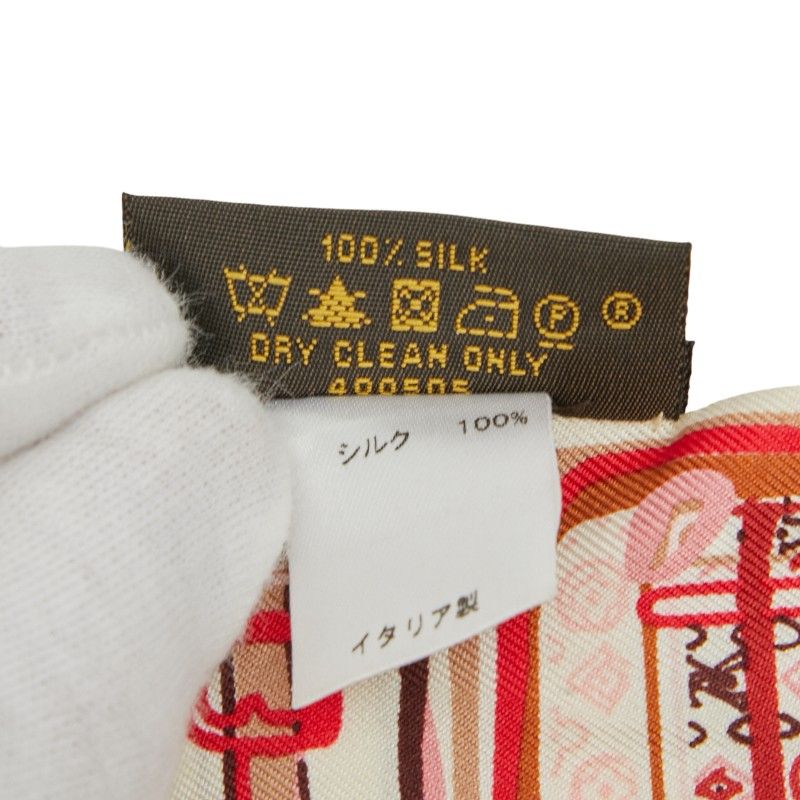 Louis Vuitton Monogram Mal Bandeau M74565 Pink Multicolor Silk Women Louis