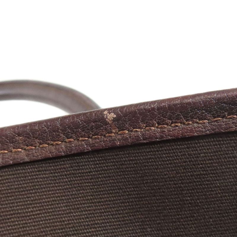 Hermes Garden Party PM Silver Hardware Tote Bag Toile Offiche Women