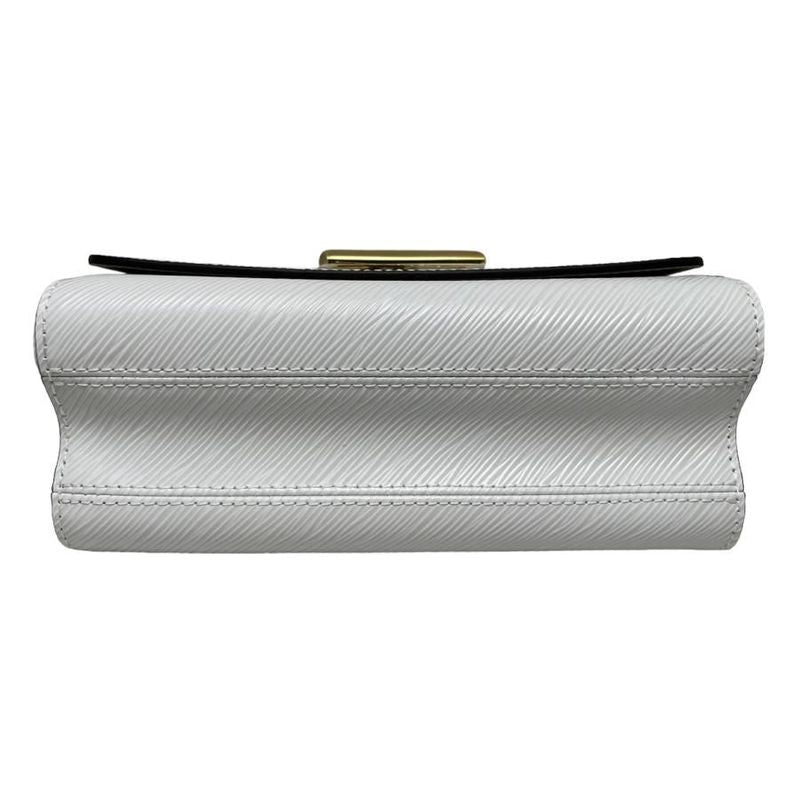 Louis Vuitton Twist MM M23514 Epi Bag Twist Women's Shoulder Bag White Calf