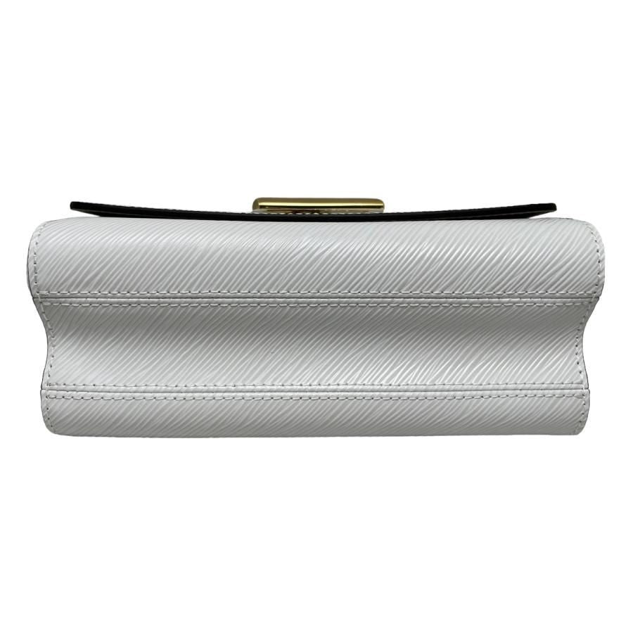 Louis Vuitton Twist MM M23514 Epi Bag Twist Women's Shoulder Bag White Calf