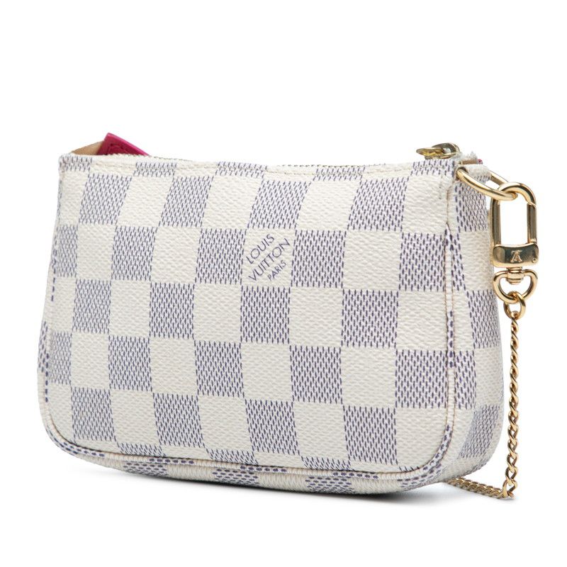 Louis Vuitton Damier Azure Vivienne Mini Pochette Accessoire Pouch Mini Handbag