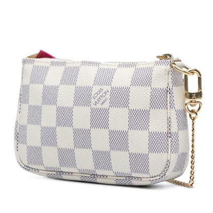 Louis Vuitton Damier Azure Vivienne Mini Pochette Accessoire Pouch Mini Handbag