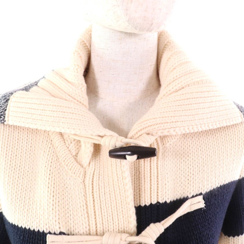 Christian DIOR 21AW 144m01am318 Cashmere Blend Striped Sailor Collar Knit