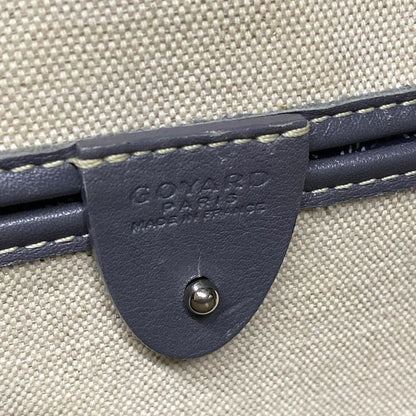 Goyard Handbag Artois PM Dark Gray With Initials Leather