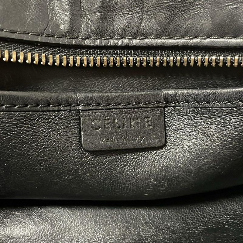 Celine Handbag Luggage Mini Shopper Beige X Black X Light Brown