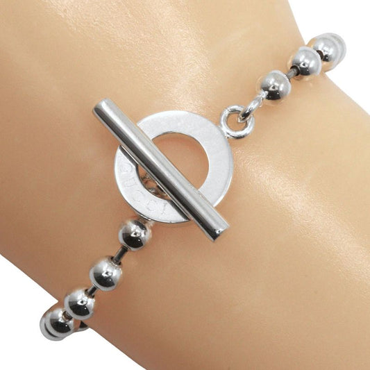 Gucci Toggle Silver 925 Unisex 15.1g Bracelet