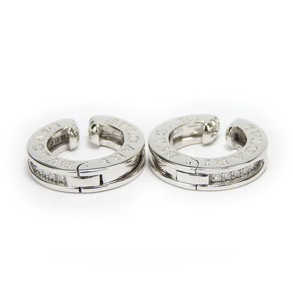 Bulgari Earring B-zero1 18K White Gold Diamond Approx 14.4g White Gold Jewelry