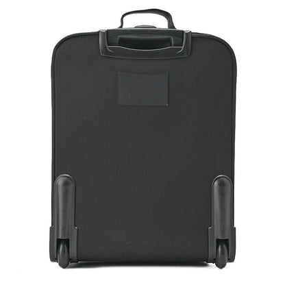 Hermes Acapulco Carry Bag Twirl Chevron Black Ladies Men Suitcases Handbags