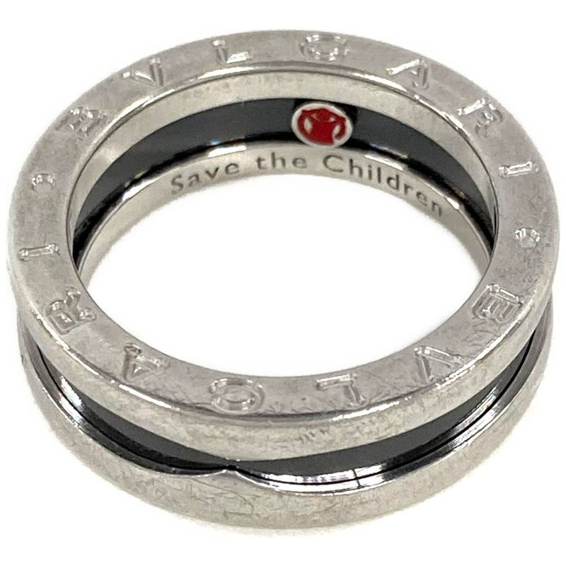Bulgari Bvlgari Bee Zero One Save The Children Ring #54 Sv925 63g Silver Men's