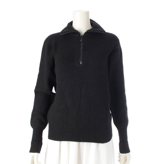 Chanel 96A Cashmere Back Logo Deca Coco Mark High Neck Knit Sweater Top