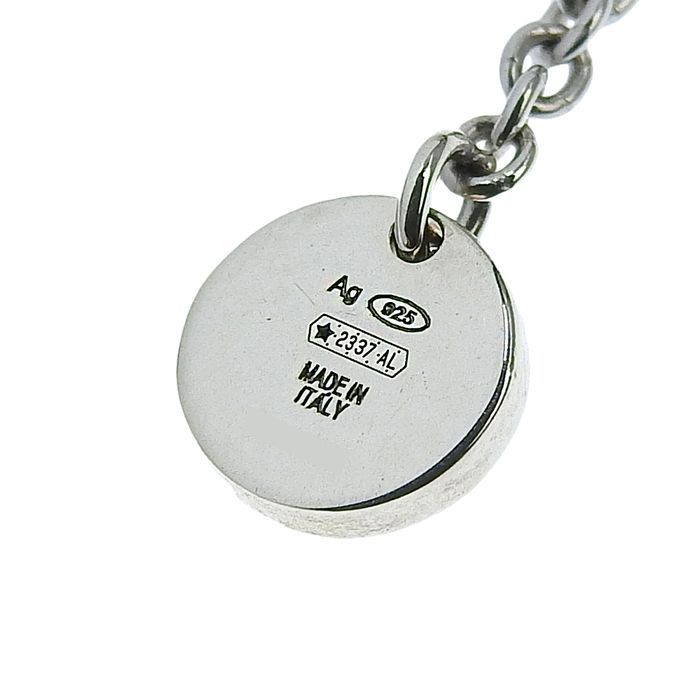 Bvlgari Bulgari Save The Children Onyx Ruby Necklace 356910 Sv925 Silver Onyx