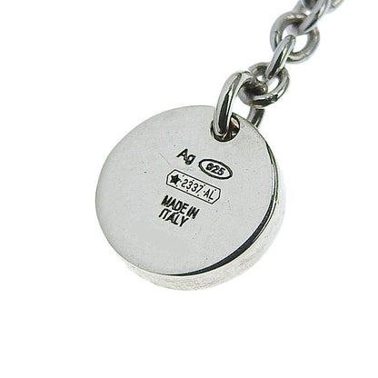 Bvlgari Bulgari Save The Children Onyx Ruby Necklace 356910 Sv925 Silver Onyx