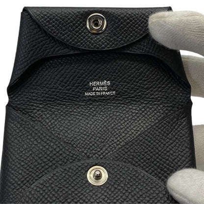 Hermes Bastia Coin Case Coin Case Compact Wallet Mini Wallet Square Vaux Epson