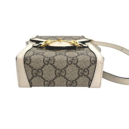 Gucci 625615 GG Supreme Shoulder Bag Horsebit Shoulder Bag Gucci Beige