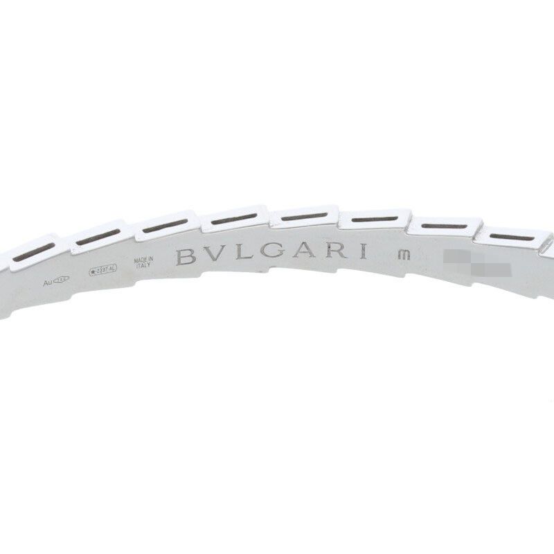 Bulgari Serpenti 18K White Gold Diamond Bracelet Men's M