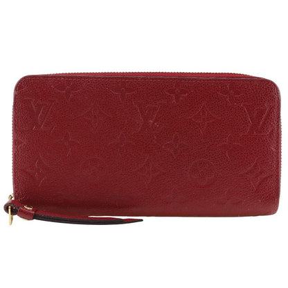 Louis Vuitton Zippy Wallet M60737 Monogram Empreinte Threes Red Sp0149 Ladies