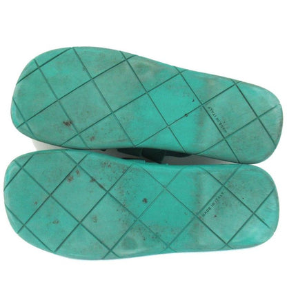 Bottega Veneta Intrecciato Flat Sandals Size 43 Approx 28cm (11.02in) Green
