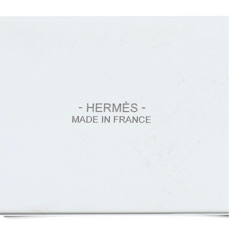 Hermes H Bill Silver Money Clip Men's