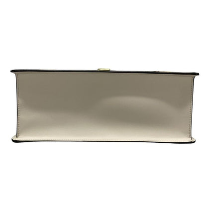 Gucci Handbag Sylvie 431665 White And Multi Embroidery/flowers Leather