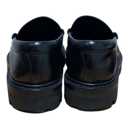 Celine Mg0212 Margaret Eddy Period Triomphe Leather Loafer With Chain Women's