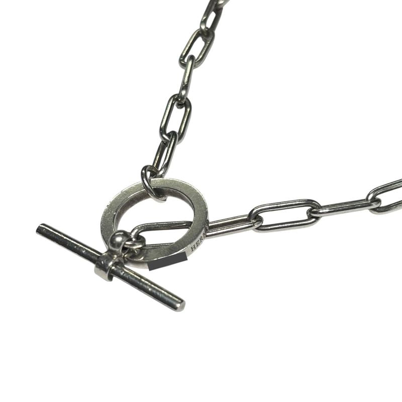 Hermes Chaine D'ancre Game Chain Necklace Chaine D'ancre Game Necklace Silver