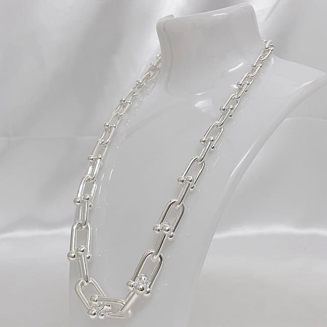 Tiffany & Co Necklace Hardware Graduated Link Necklace
