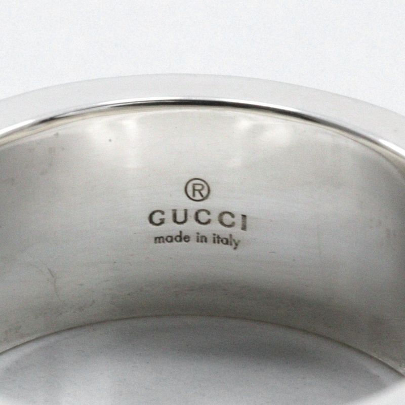 Gucci G Logo Silver 925 Size 12.5 Ladies 8.5g Ring