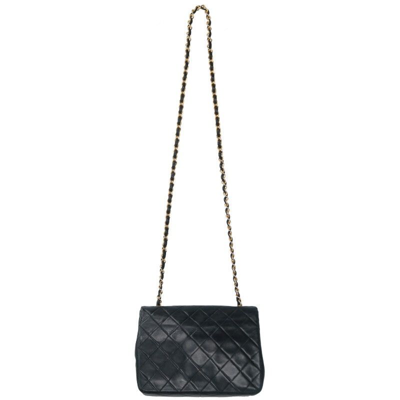 Chanel Mini Matelasse 20 Lambskin Coco Mark Turnlock Shoulder Bag Women 20