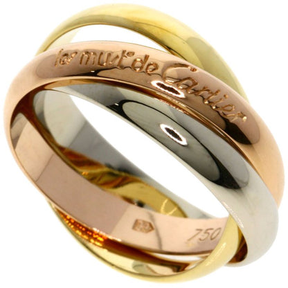 Cartier Trinity #53 Ring 18K Yellow Gold 18K White Gold 18K Pink Gold Ladies