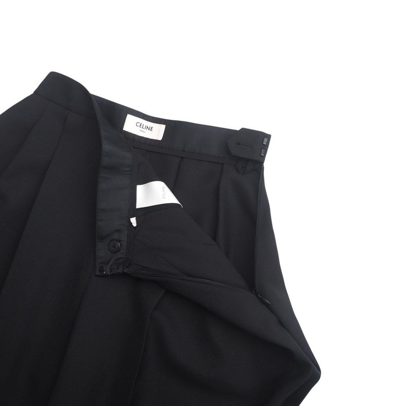 Celine Pants Size 36 Eddy Period Zwarb Pants Tuck Pants Center Press Sideline