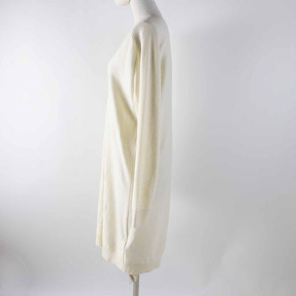 Hermes 21AW Brides De Gala Wool Cashmere Blend Long Sleeve V-neck Knit Dress